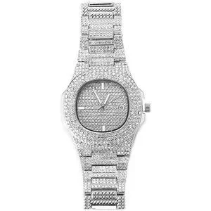 Accessories Halukakah Diamond Gold Watch Icedmens 18k Real